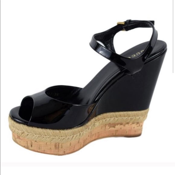 Black Gucci Wedges - Picture 2 of 3
